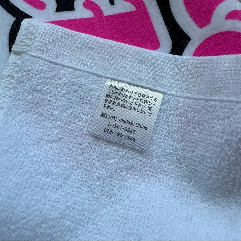 NWT 2010s Sanrio Hello Kitty Limited Edition Ziggy Stardust hand towel 13.5x33